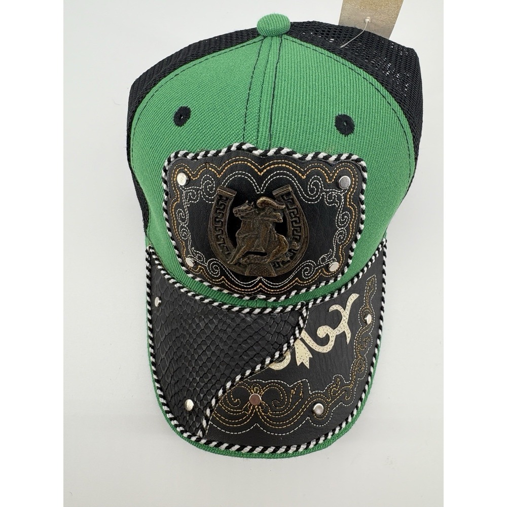 Cachucha Gorra Vaquera Cowboy Western Rodeo Trucker‎ Hat Bling Mexican Cap
